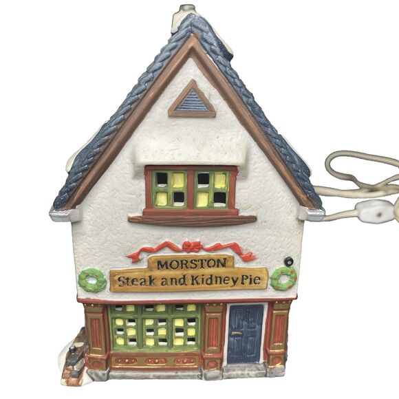 Dept 56 Dickens Village Series Morston Steak and Kidney Pie Lighted 1995 Retired - Picture 1 of 8